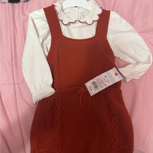 Cat & Jack Brown and Cream Bodysuit